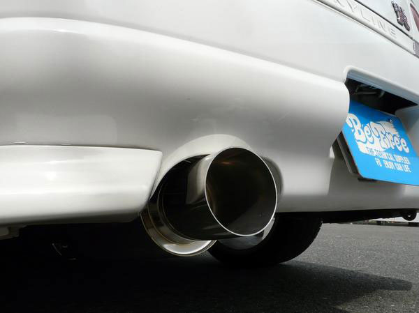 ECR33 BCNR33 (2ドア) ターボ オールステンマフラー 80-115Φ 砲弾 | Be  