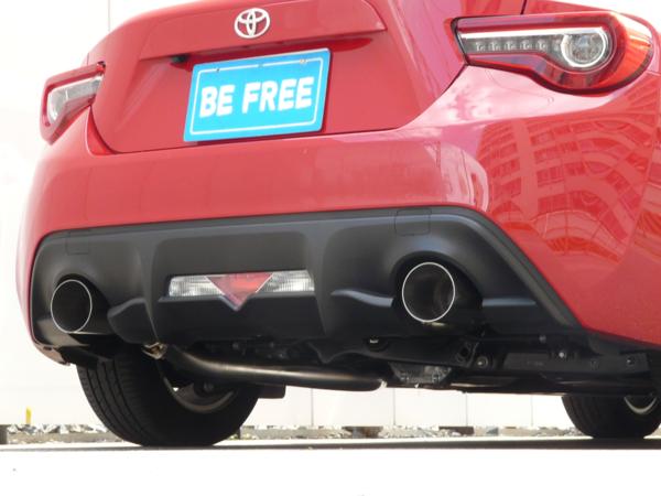 ZN6 86 BRZ ZC6 オールステンマフラー 60-115Φ リアピース | Be Free ...