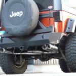 手渡しのみ。JK36 ラングラー　メーカ不明マフラー ジープ ラングラー アンリミテッド JK36L ステンマフラー チタン