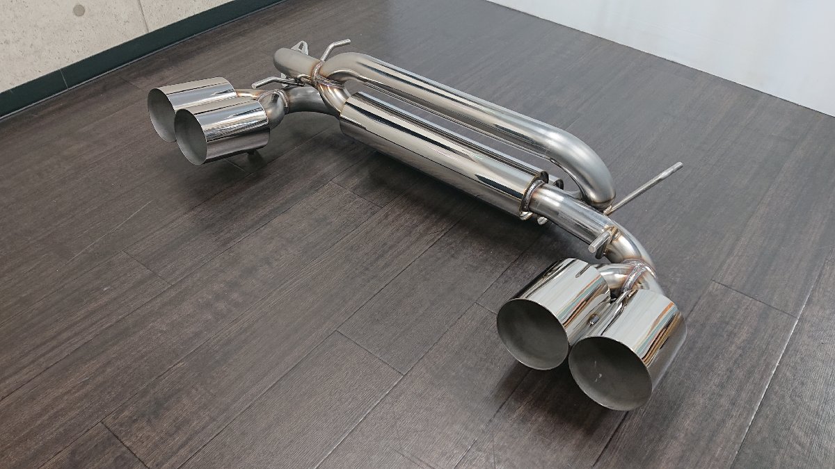 新製品(リニューアル)！　GRB GRF インプレッサ STI オールステンマフラー 115Φ 4本出し！ リアピース